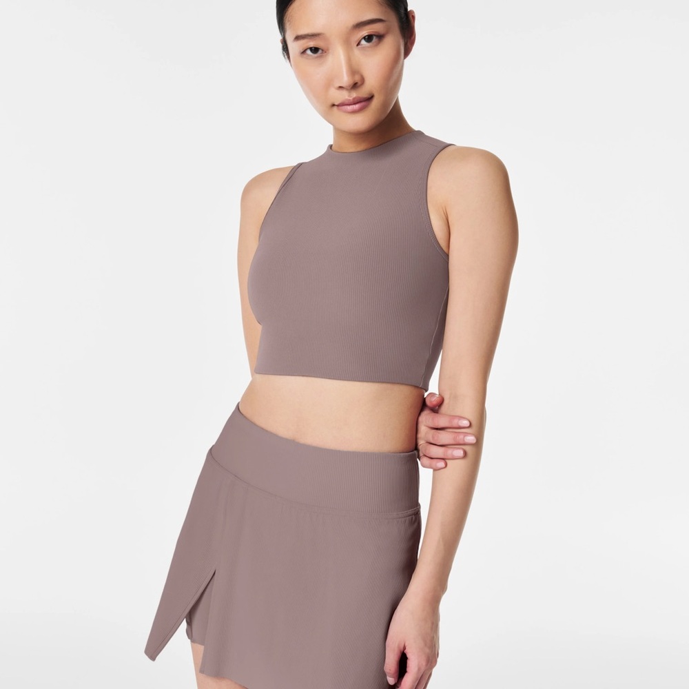 SPANX Contour Rib Front Slit Skirt